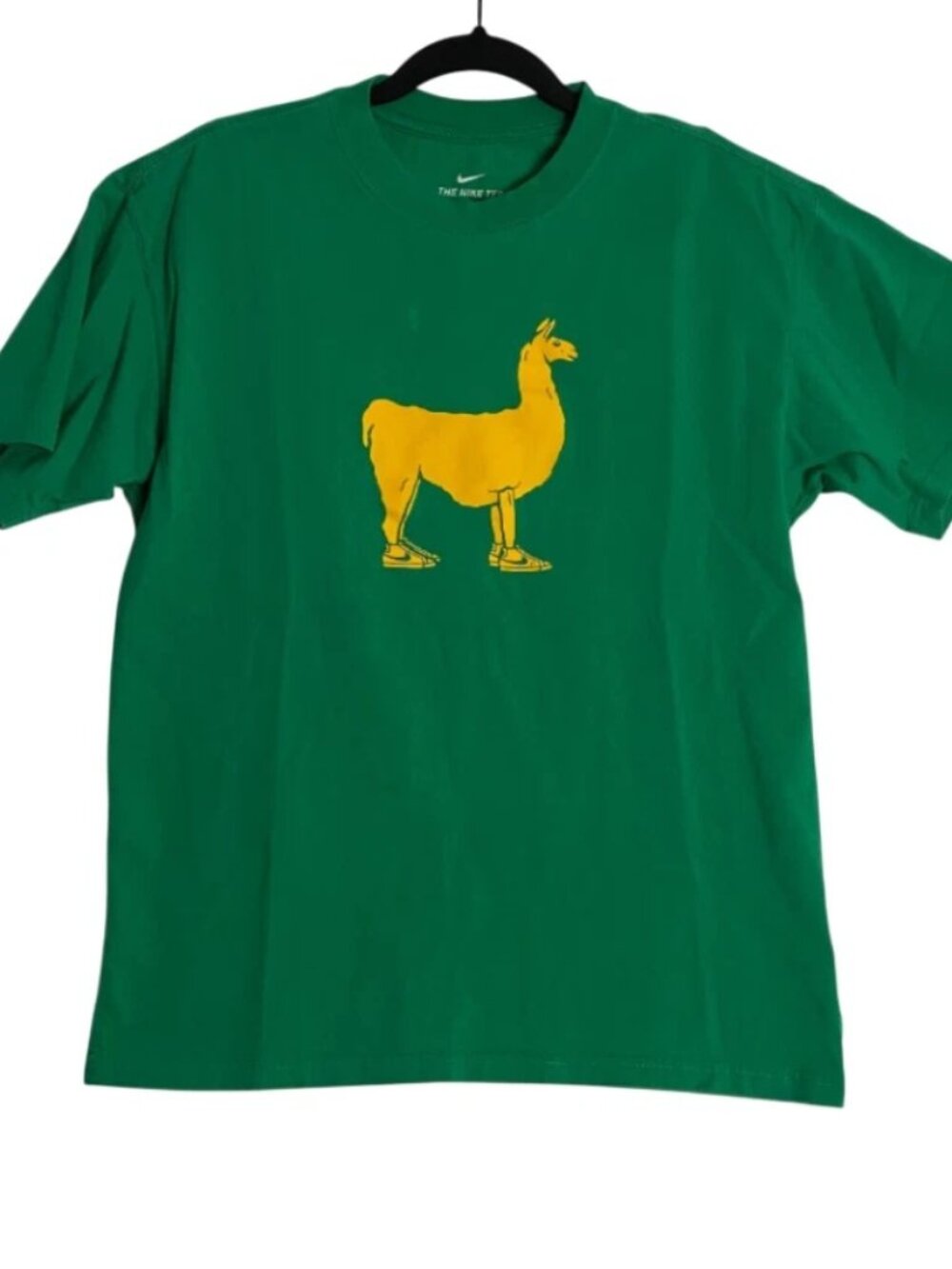 Nike SB Llama Green Short Sleeve Graphic Tee Shirt Size Small DD1298 324